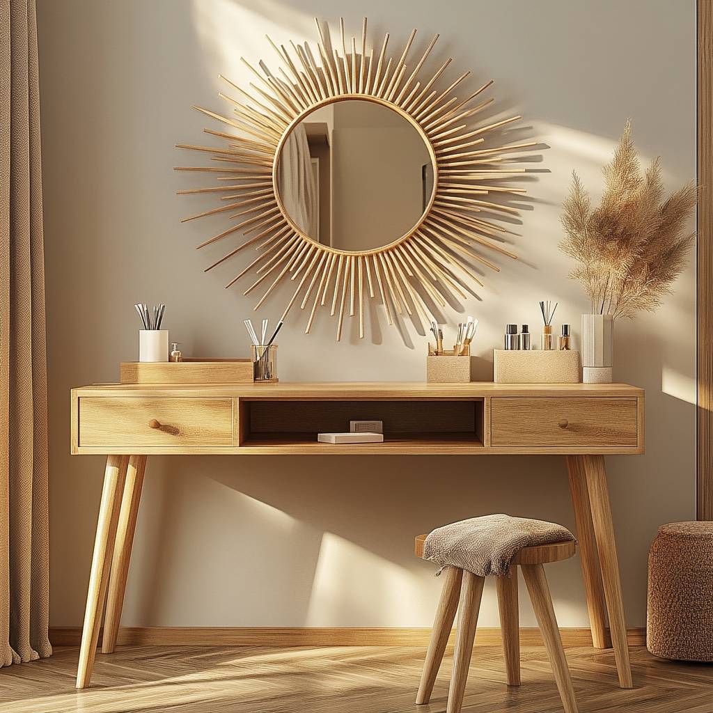 Boho Vanity-Desk Combo