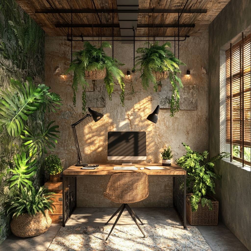 Jungle Office Nook