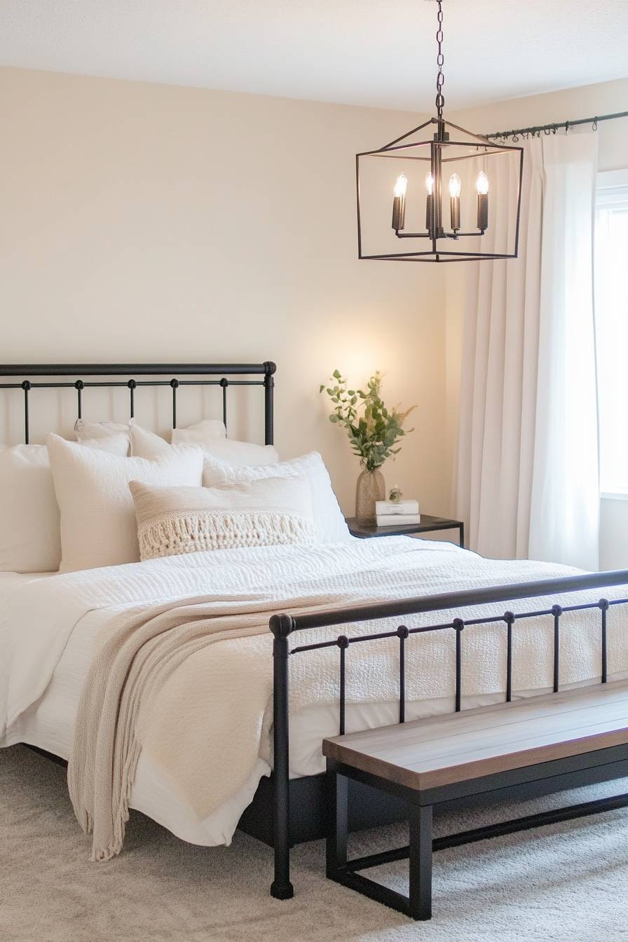 Soft Neutrals with Black Contrast