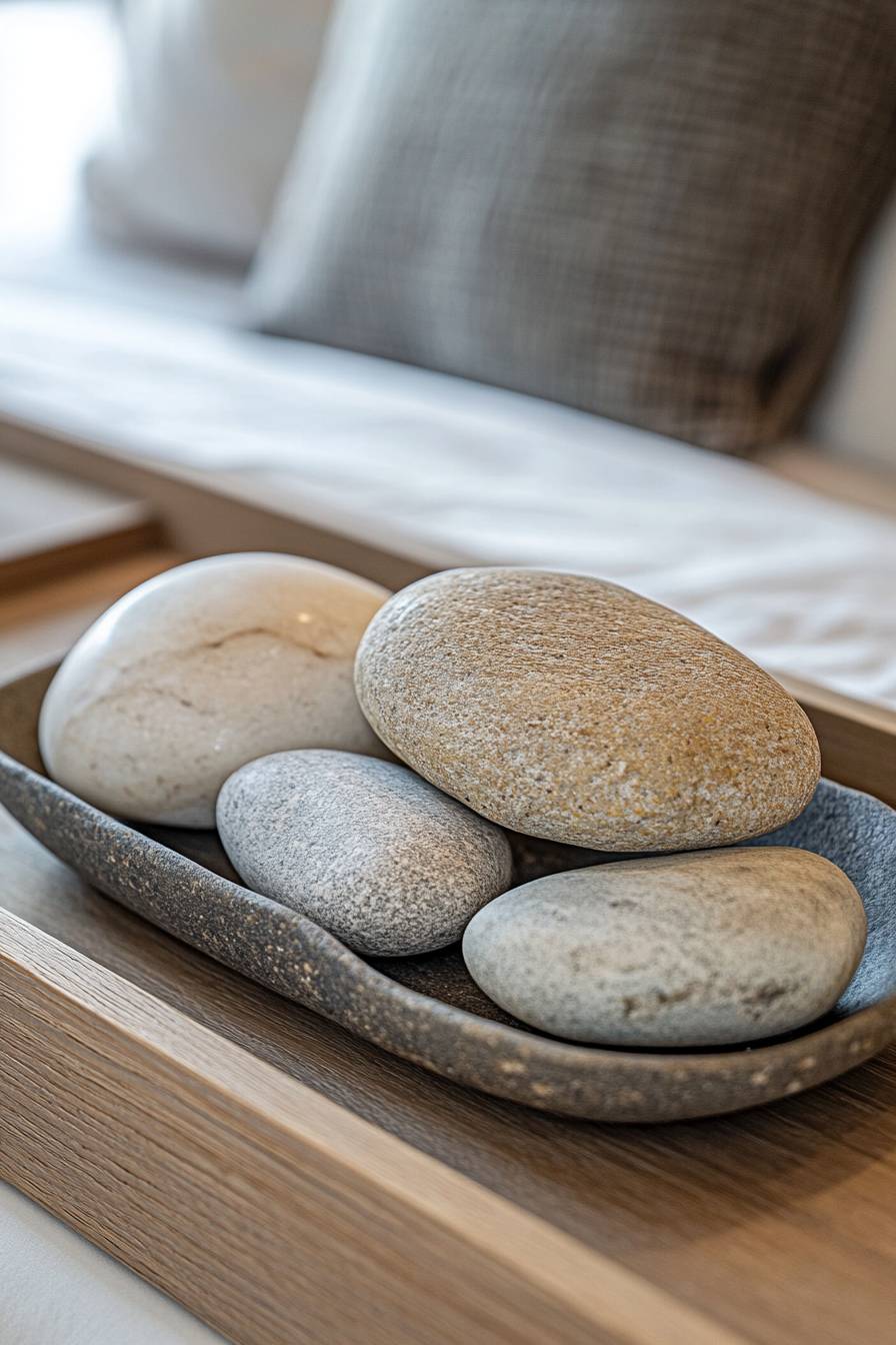 Stone or Pebble Accents