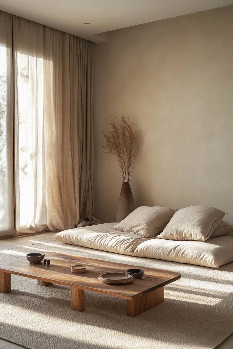 Futon Comfort and Floor-Level Living