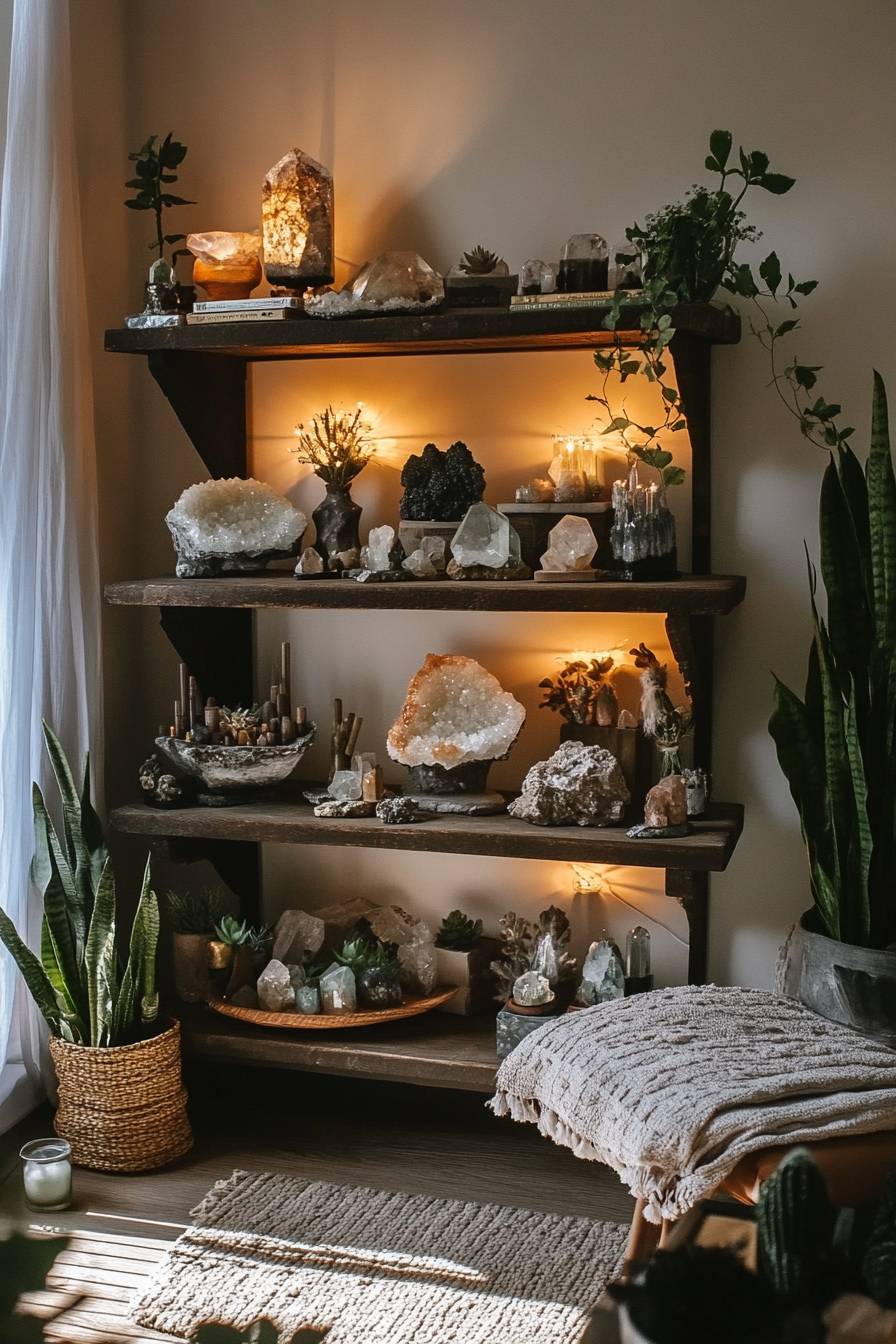 Crystal Display Shelves