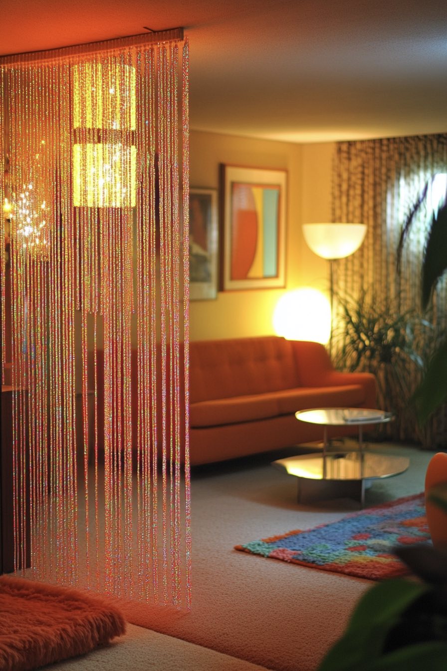 Beaded Curtain Divider