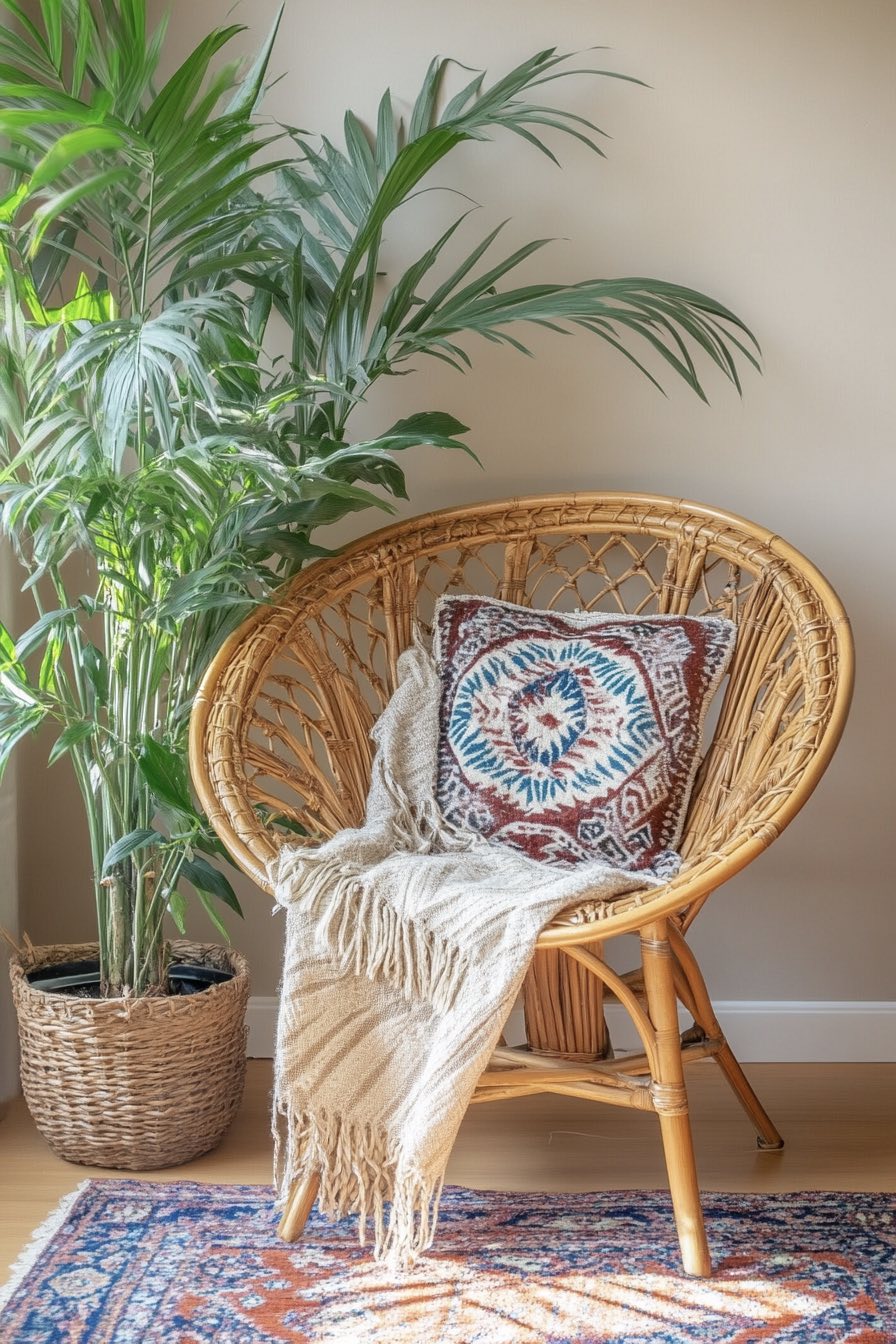 Peacock Chair Moment