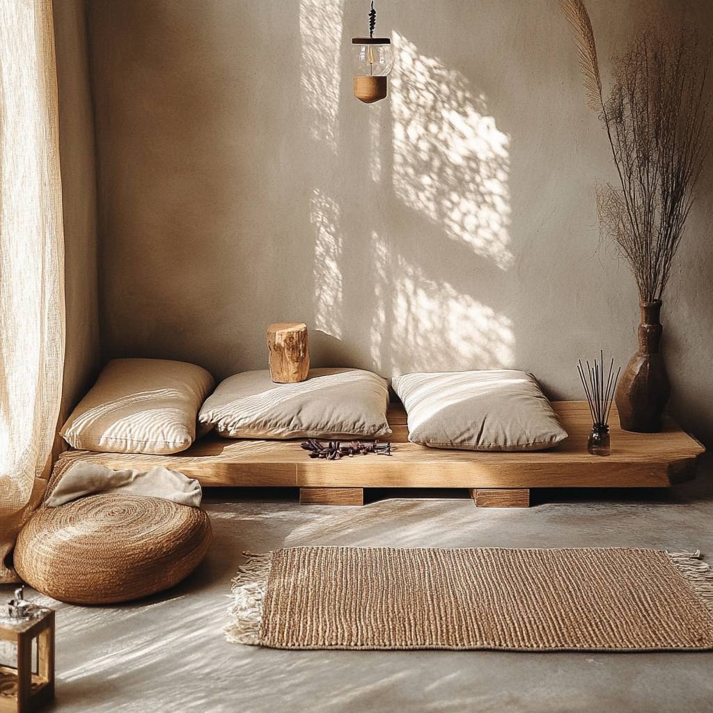 Meditative Boho Space