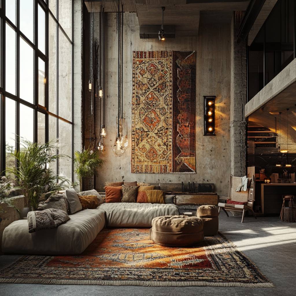Loft Boho Workspace