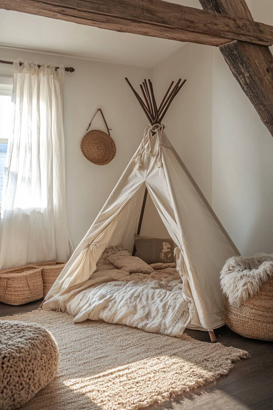 Teepee or Canvas Tent Decor