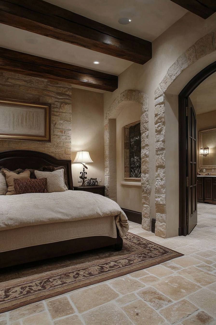 Exposed Wooden Beams