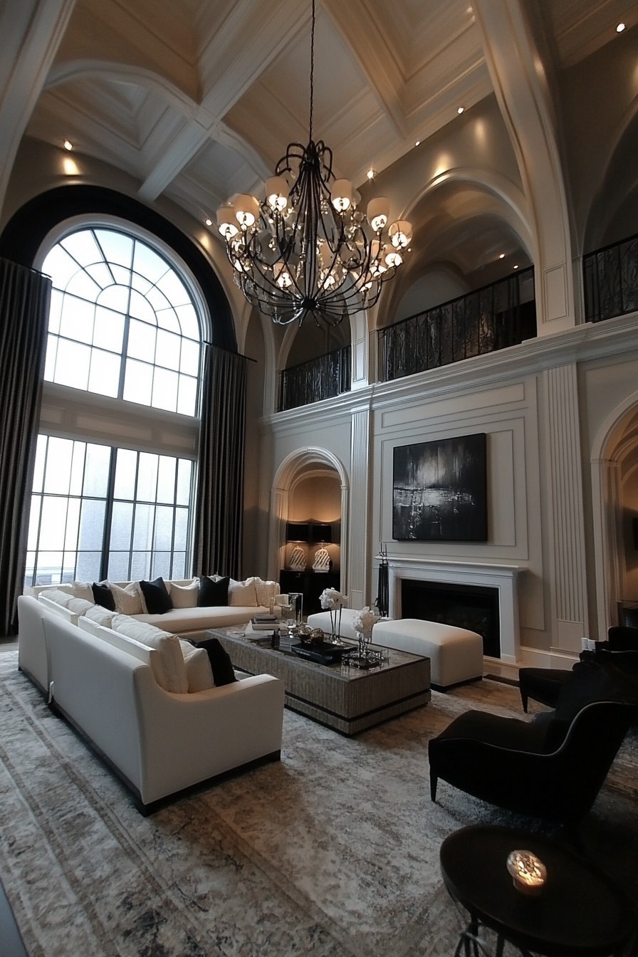 Dramatic Chandelier Focus