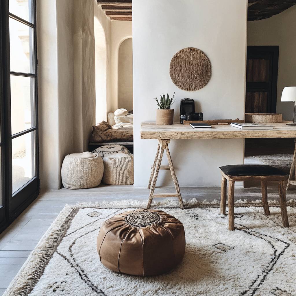 Layered Moroccan Rugs