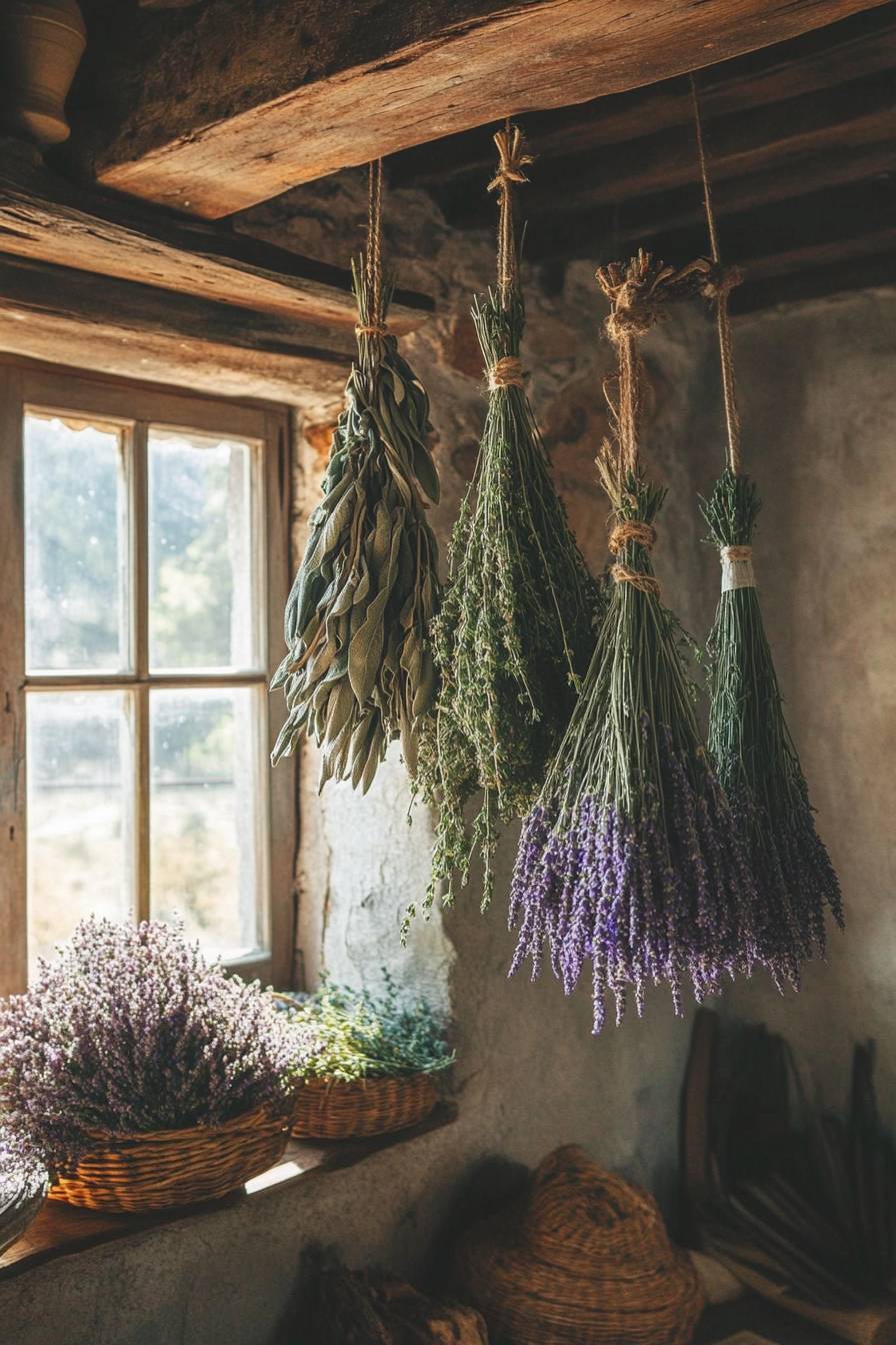 Hanging Herb Bundles