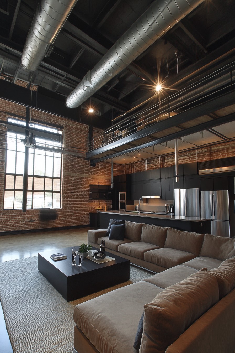 Vaulted Industrial Loft