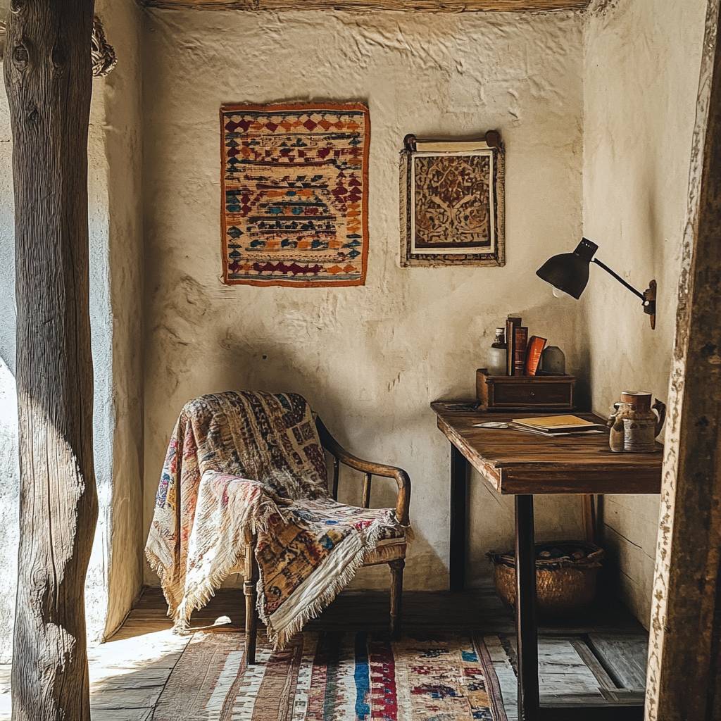 Kantha and Kilim Touches
