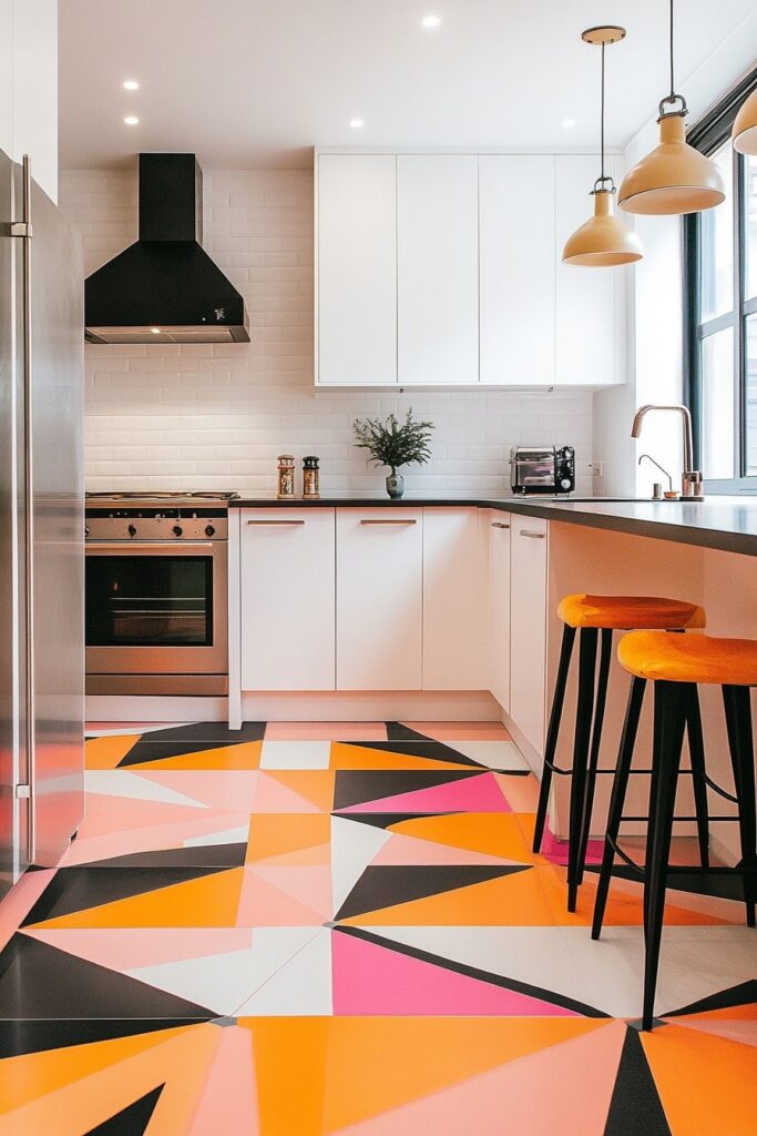 Bold Geometry Meets Retro Charm
