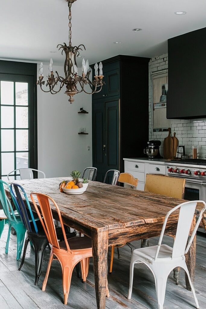 Mismatched Charm Around a Rustic Boho Table

