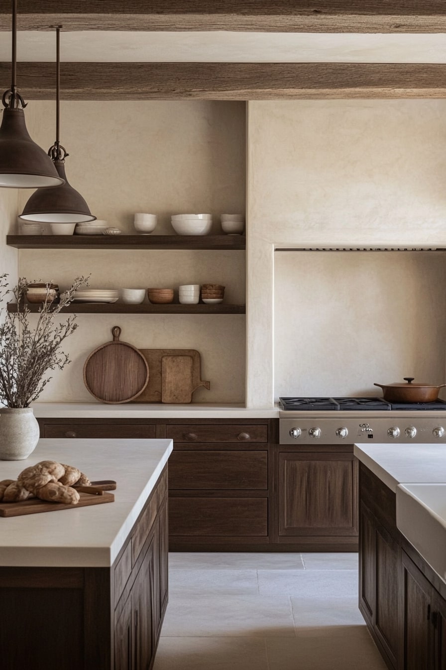 Rustic Minimalism in Earthy Tones