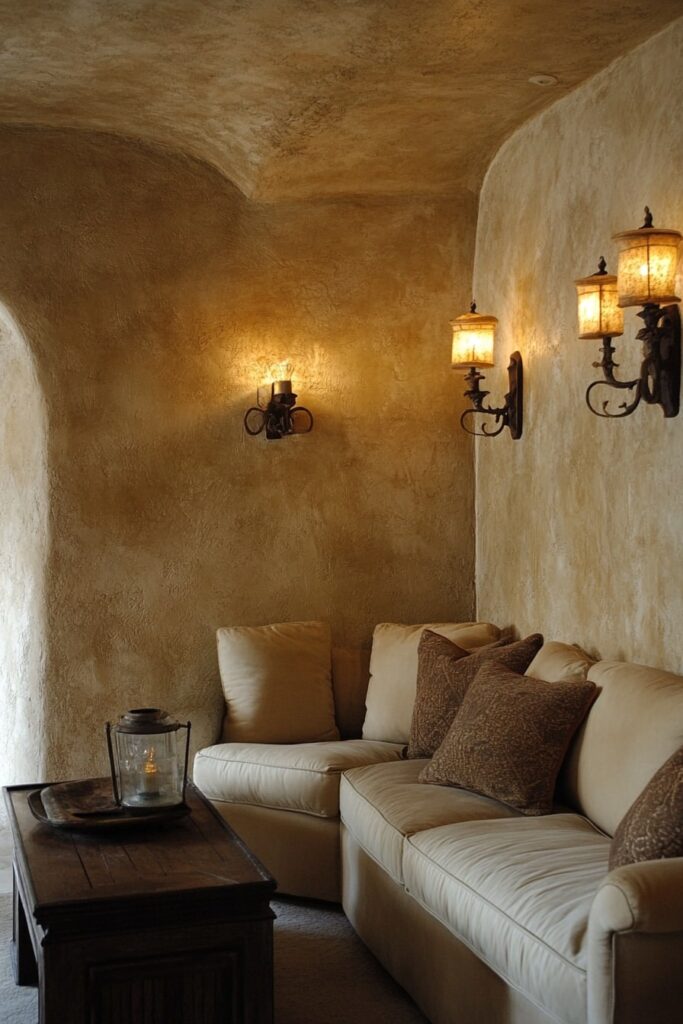 Earthy Alcove with Mediterranean Glow
