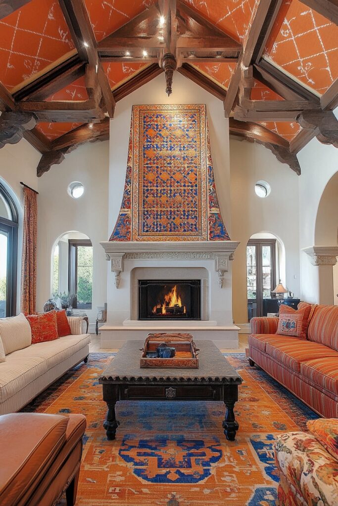 Vibrant Patterns and Vaulted Elegance