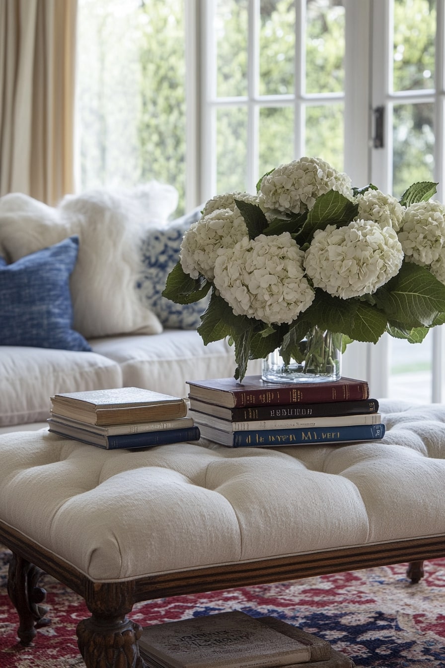 Charming Details on a Nancy-Worthy Ottoman