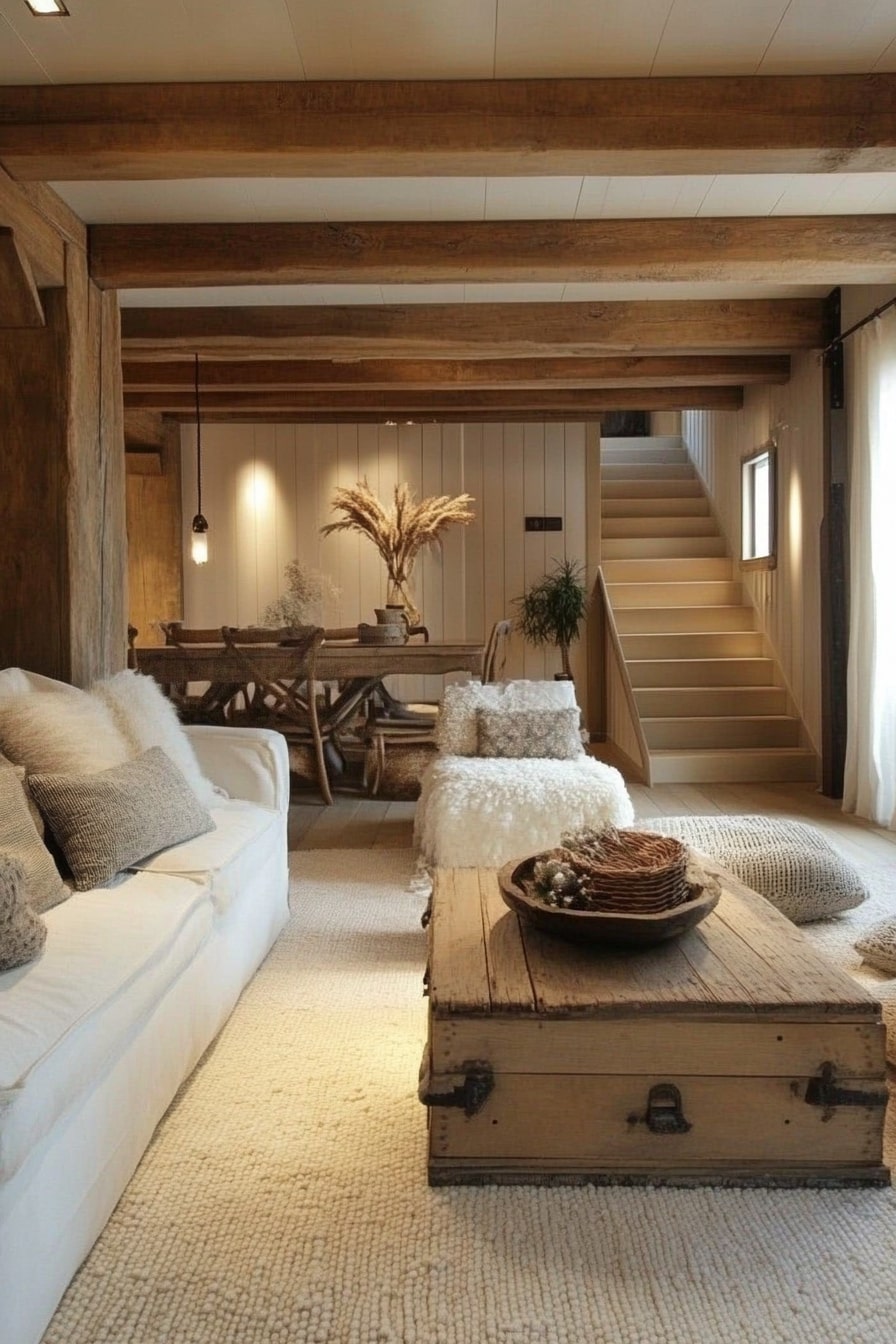Rustic Layers in a Soft, Earthy Retreat