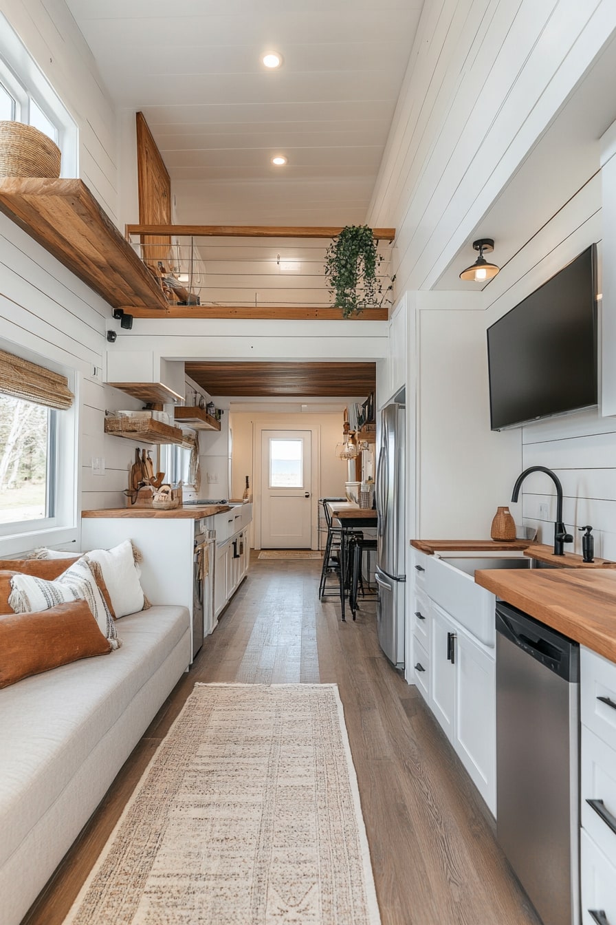 Bright & Airy Tiny House Charm