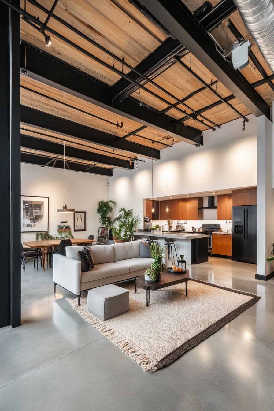Loft Living with a Polished Edge