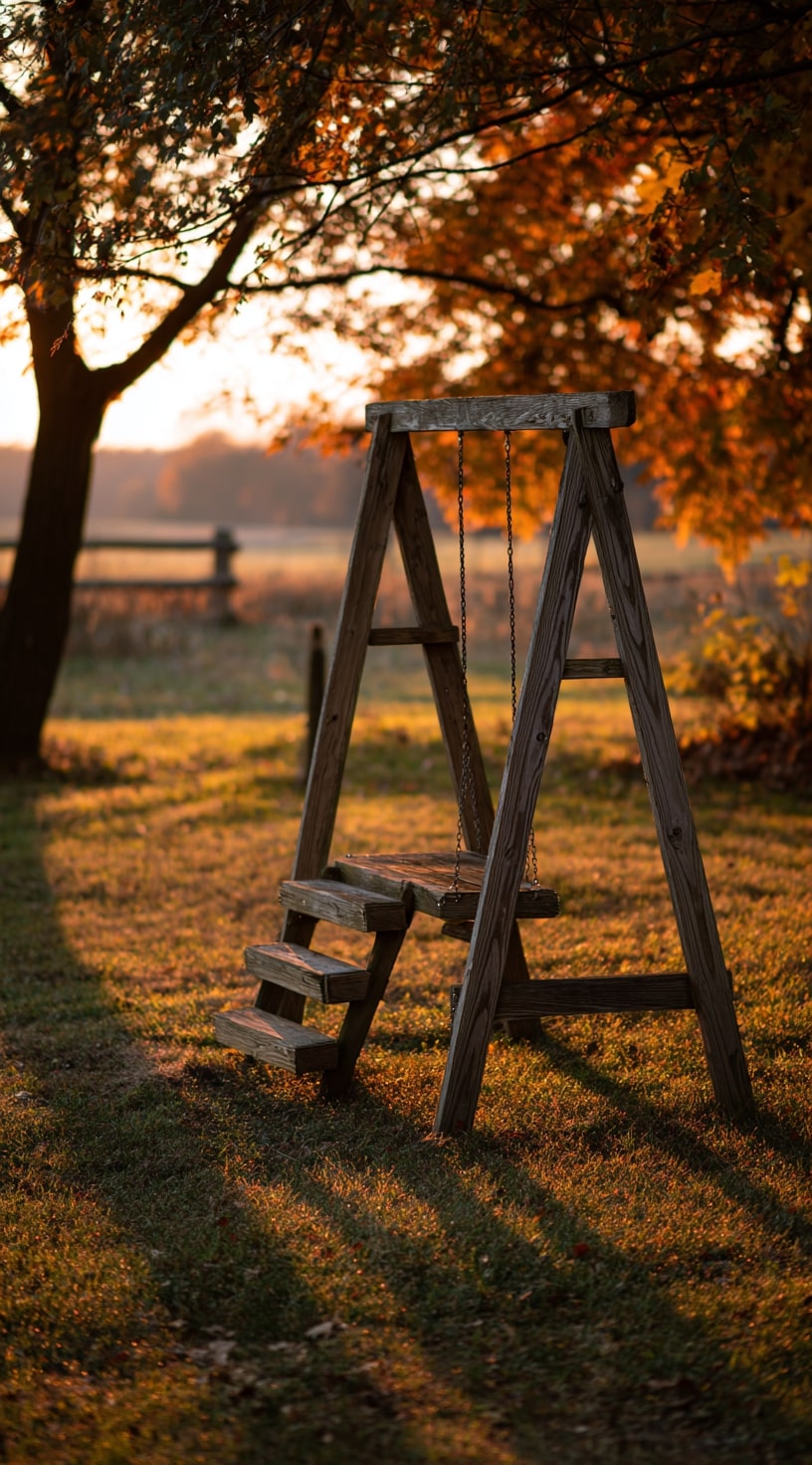 1. Classic A-Frame Swing Set