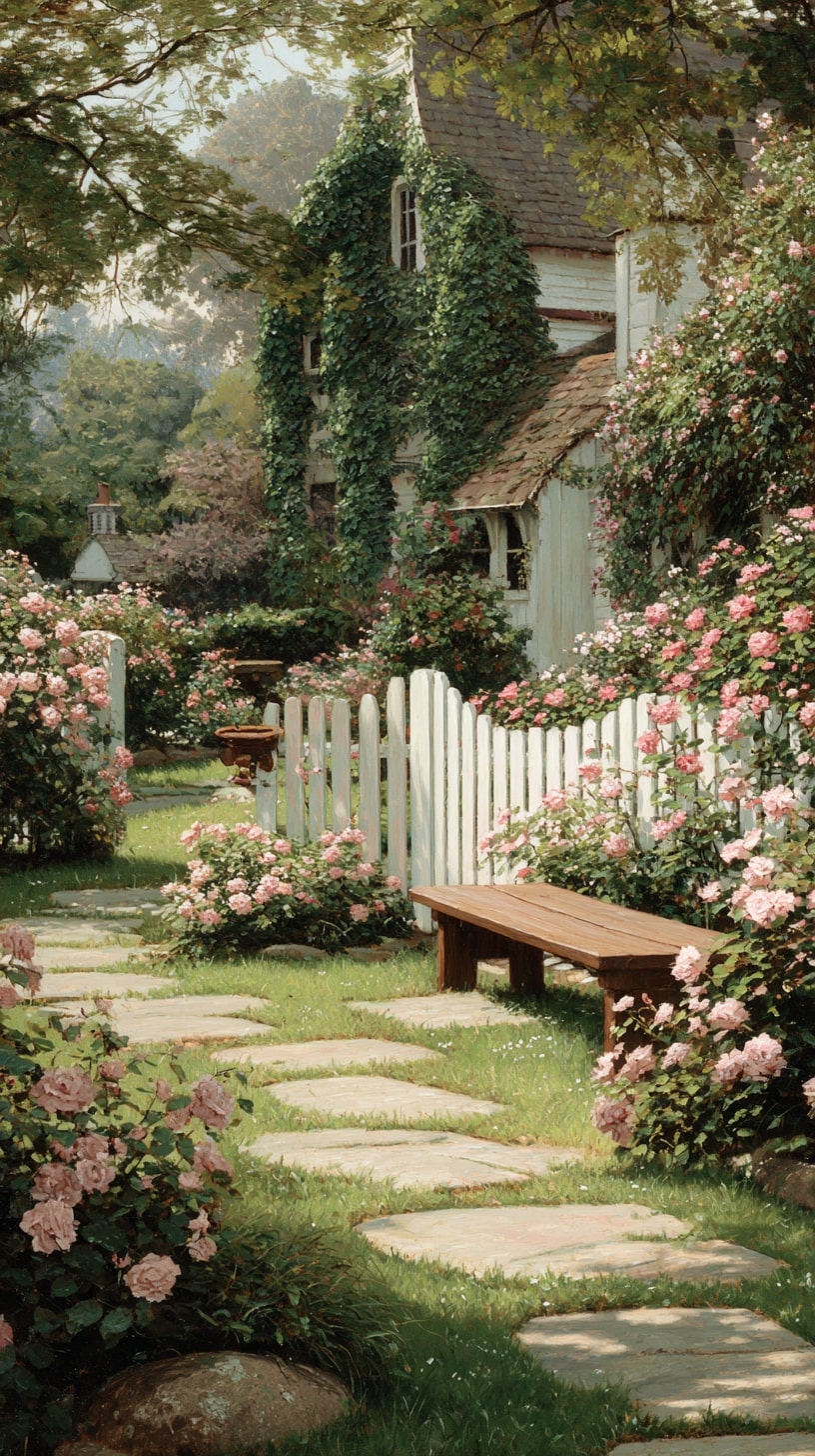 1. Classic English Rose Garden