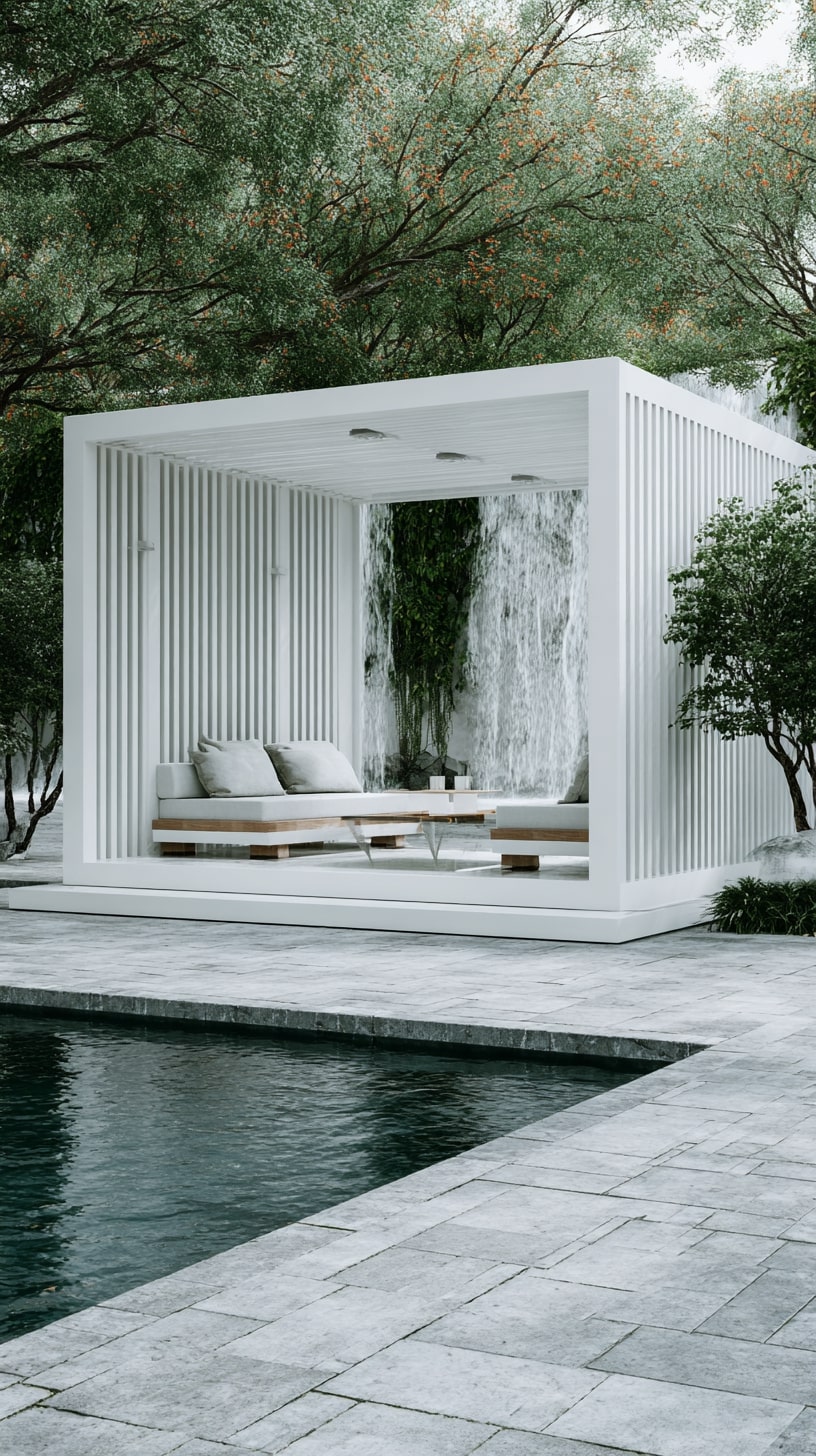 1. Minimalist Modern Pergolas