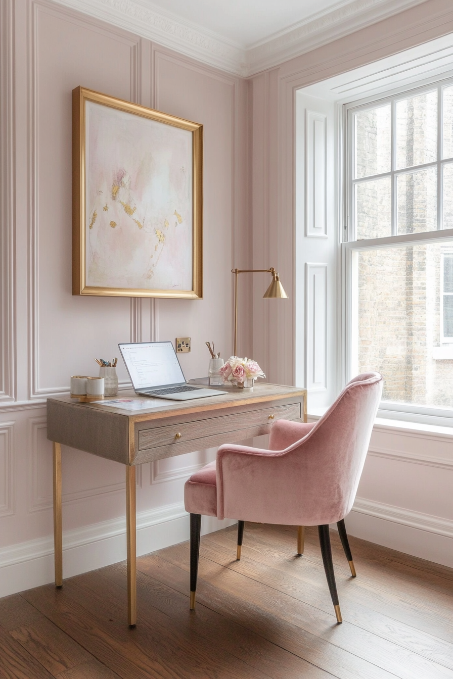 Blush and Brass Elegance