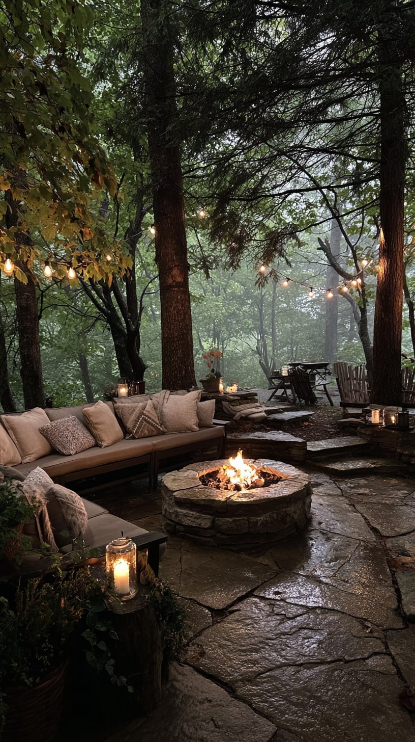 10. Create a DIY Firepit with Simple Materials