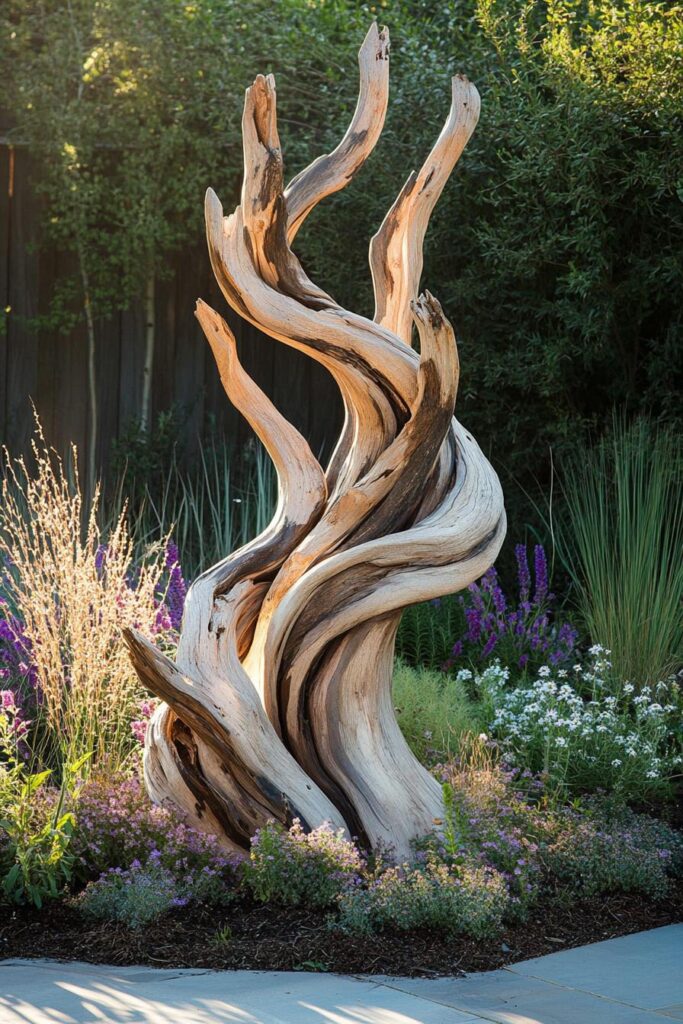 Driftwood Garden Sculpture
