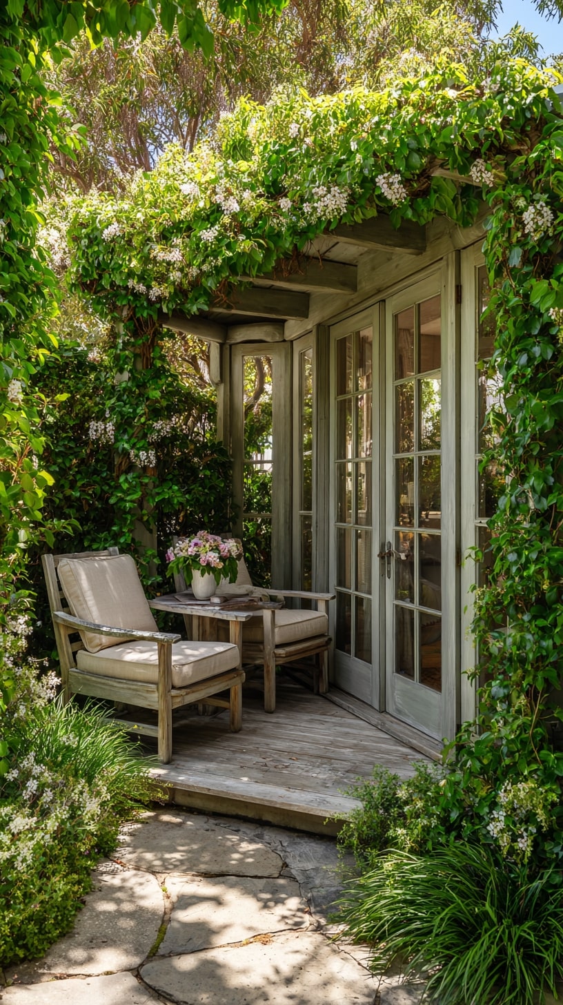11. Pergola with Outdoor Curtains