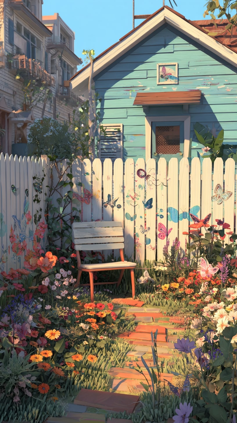 12. Add a Garden Swing or Hammock for Relaxing