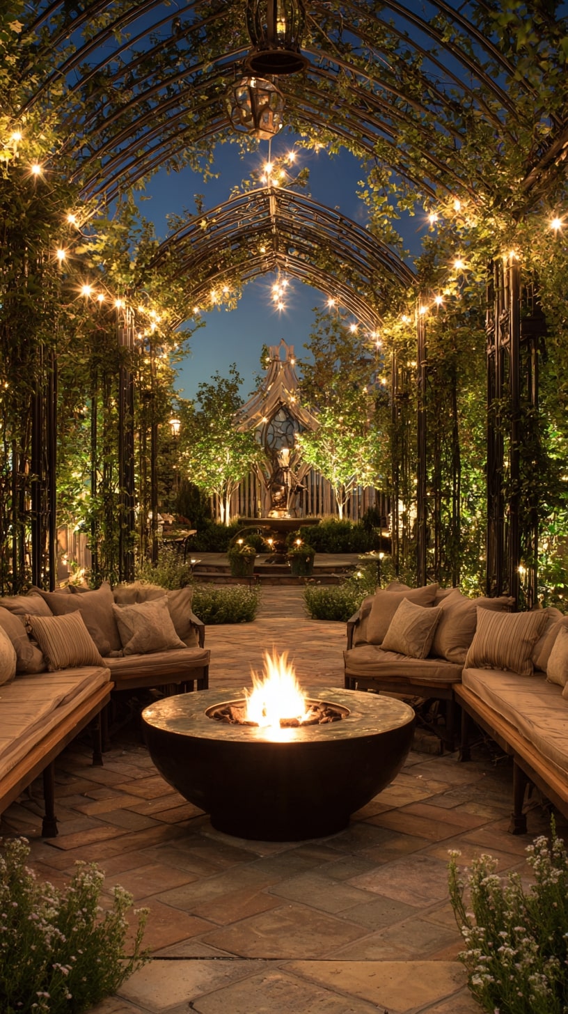12. Small Pergola for a Cozy Nook
