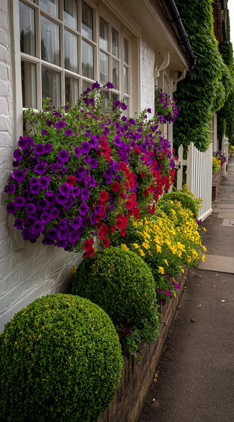 12. Window Box Flower Beds