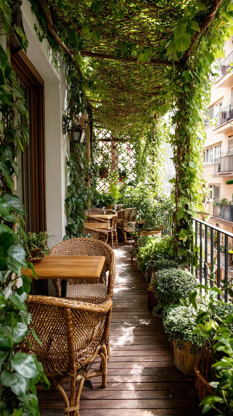 14. Grow Climbing Plants for Green Walls