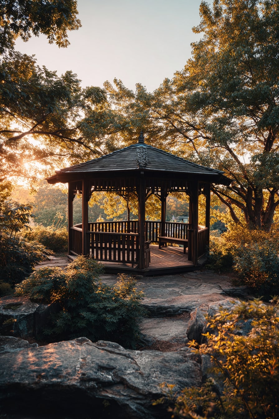 14. Multi-Level Pavilion for a Unique Layout