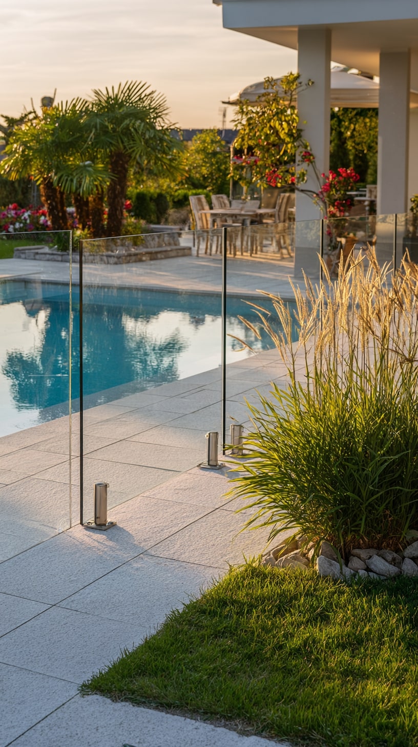 14. Use a Glass Pool Fence