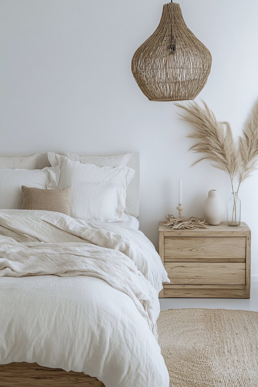Natural Wood Nightstands