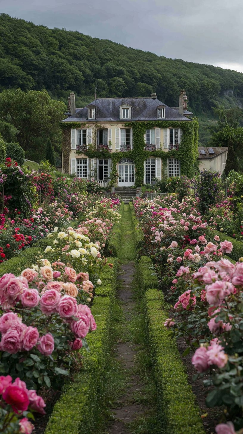 15. Formal Rose Parterre