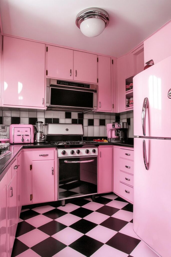 Pink-Tiled Perfection