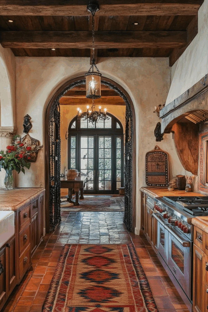 Hand-Carved Spanish Doors for Pantry and Entry
