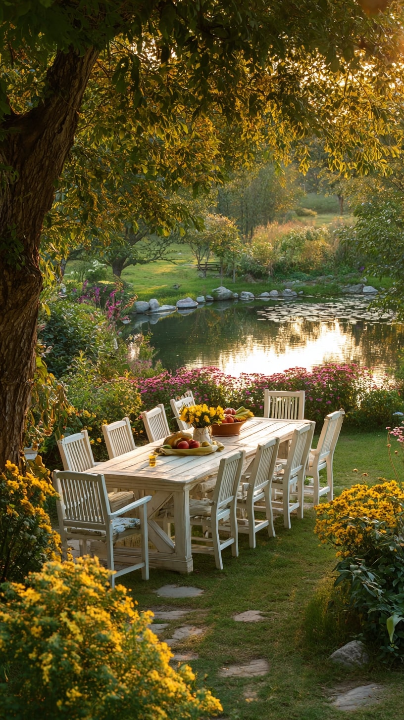 19. Install an Outdoor Dining Area for Alfresco Meals