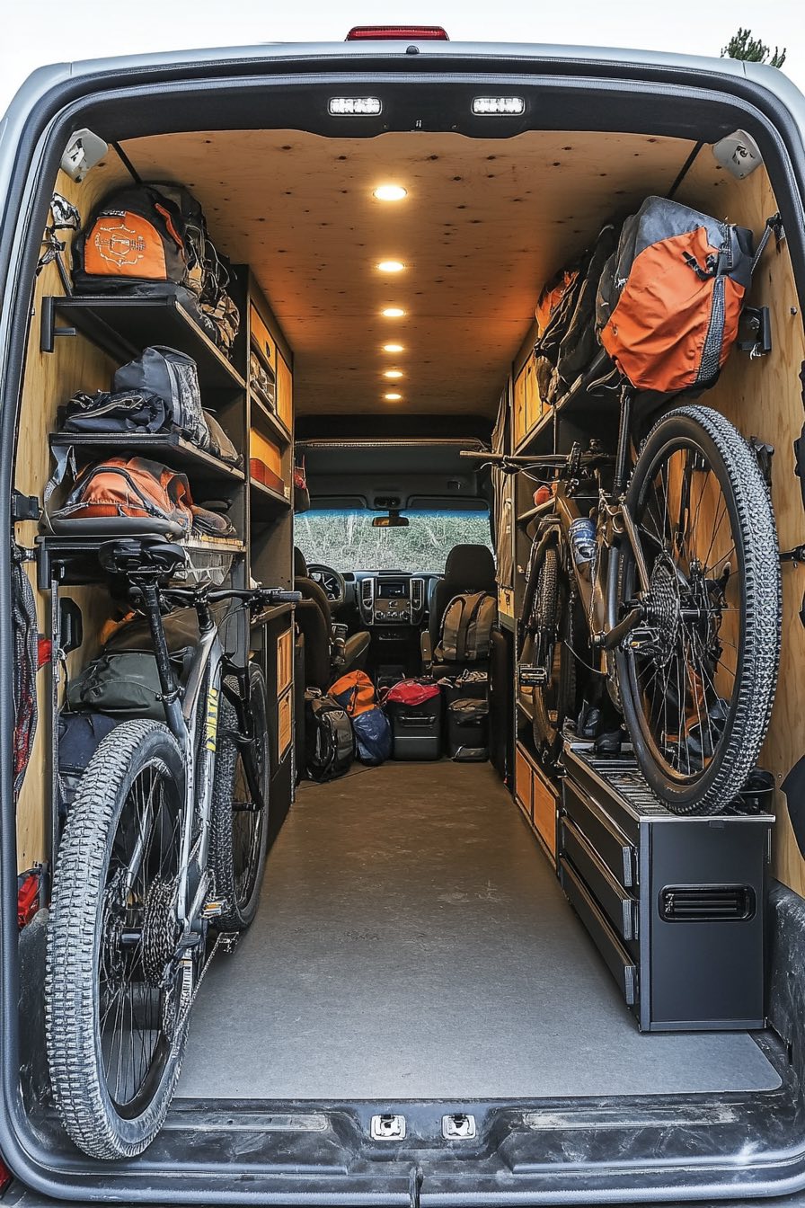 Garage-Style Rear Storage