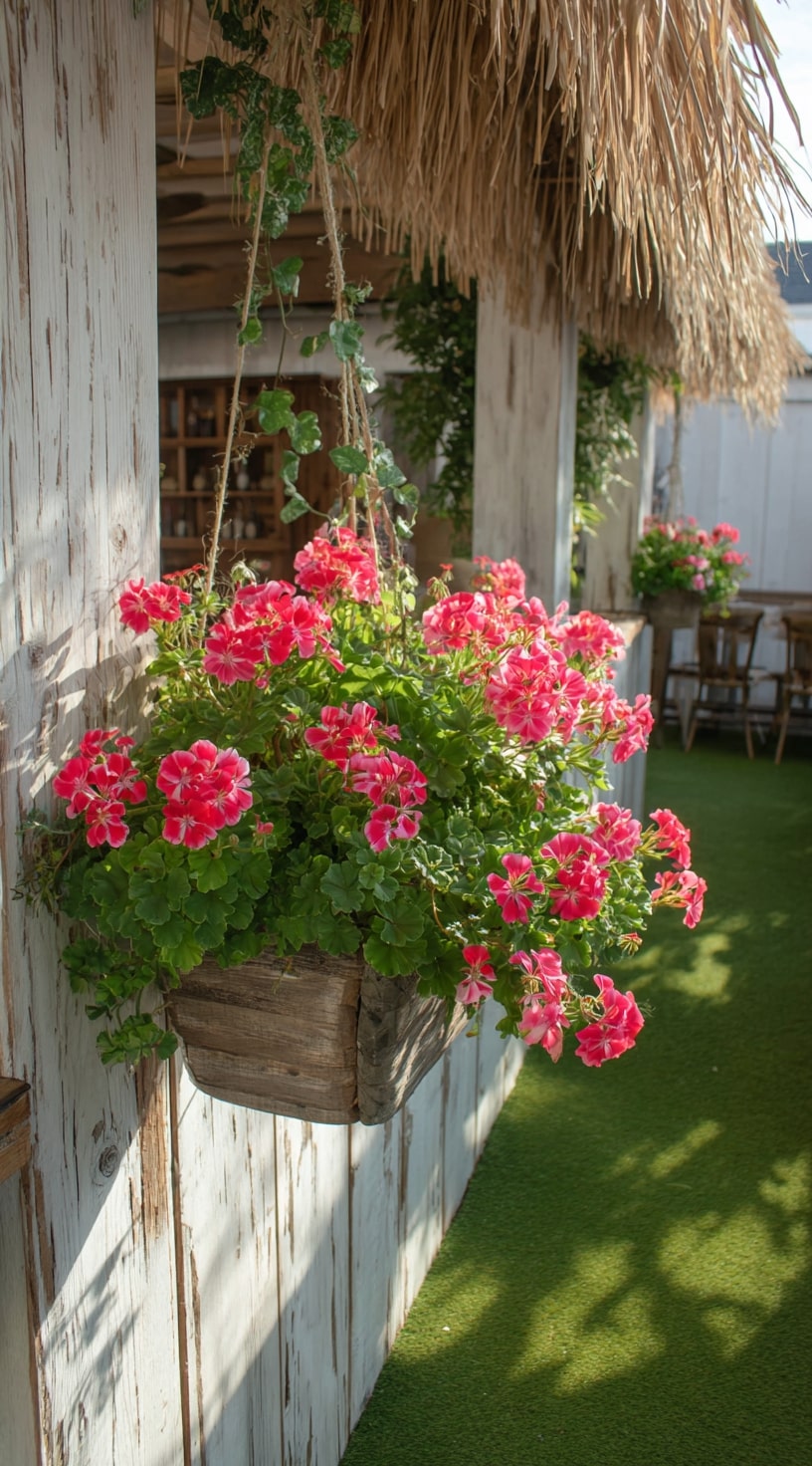 2. Hanging Planters as Art