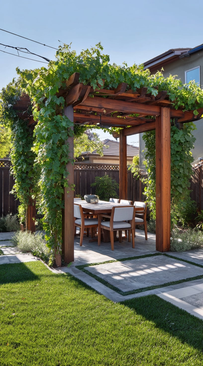 2. Install a Pergola for Shade and Style