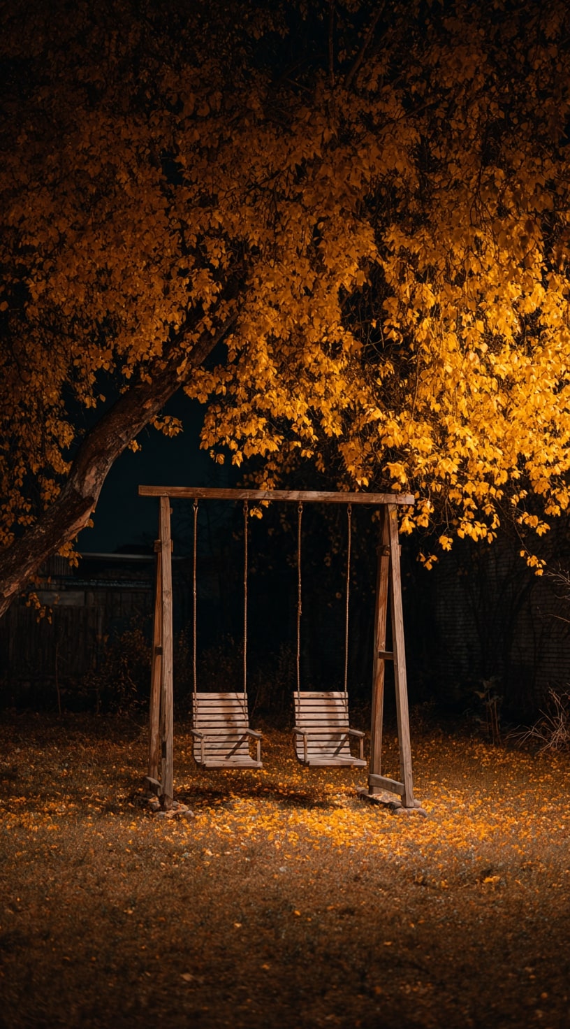 2. Repurposed Wood Swing Set