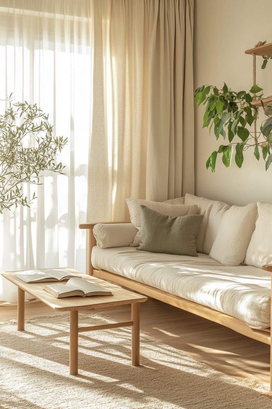 Sage Green and Cream