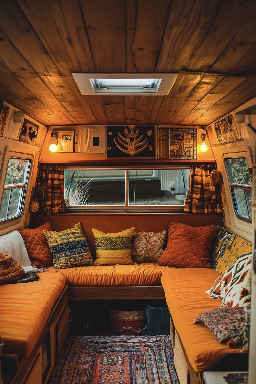 Retro 70s-Inspired Interior